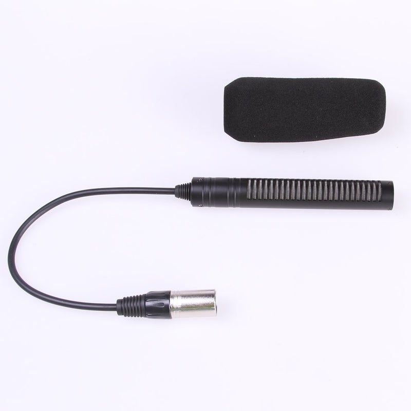FocusFoto Professional Handheld Shotgun DV Interview Mic Microphone for Video DSLR Camera Camcorder with XLR Cable & Windshield - Image 2